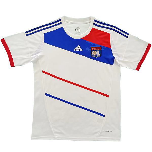 Lyon home soccer jersey match men's first soccer sportswear football white shirt 2012-2013